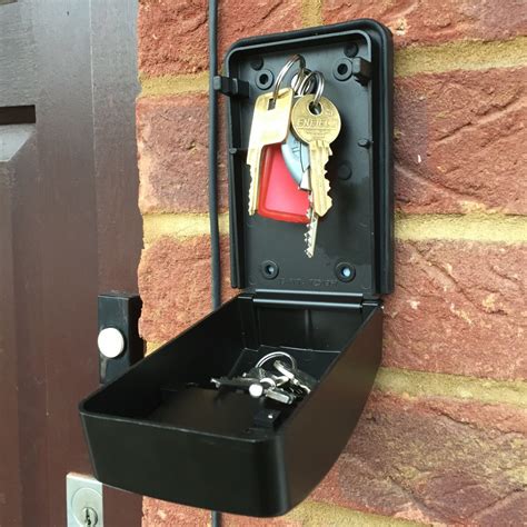 outdoor metal box to secure water key|waterproof hide wall key box.